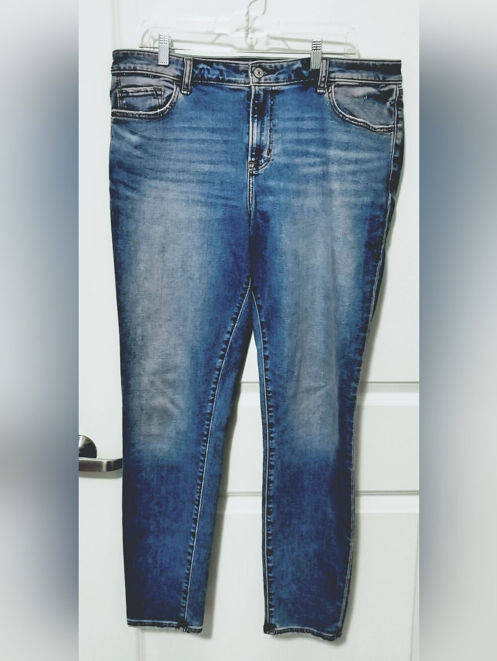 Abercrombie & Fitch Women's 33/16 L Dark Blue Skinny Jeans